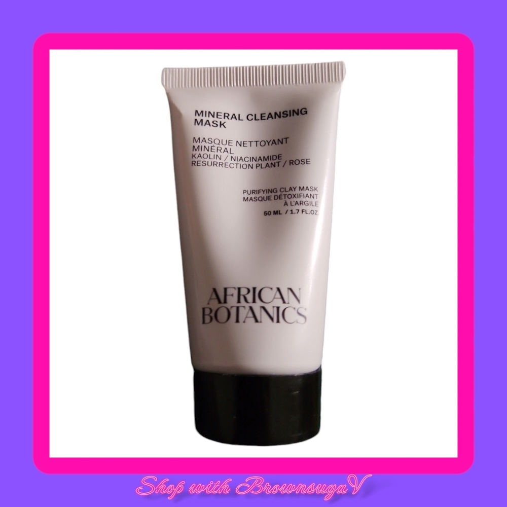 Sealed African Botanics Mineral Cleansing Mask 50ml/1.7oz​